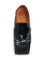 Les Mocassins Carre Leather Loafers