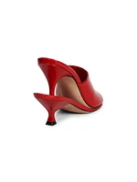 Les Doubles 100MM Leather Mule Pumps