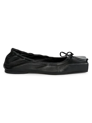 Les Ballerines Leather Ballet Flats