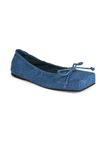 Les Ballerines Denim Ballet Flats