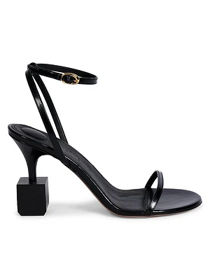 Les Sandales Bisou 100MM Leather Sandals