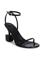 Les Sandales Bisou 100MM Leather Sandals