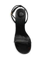 Les Sandales Bisou 100MM Leather Sandals