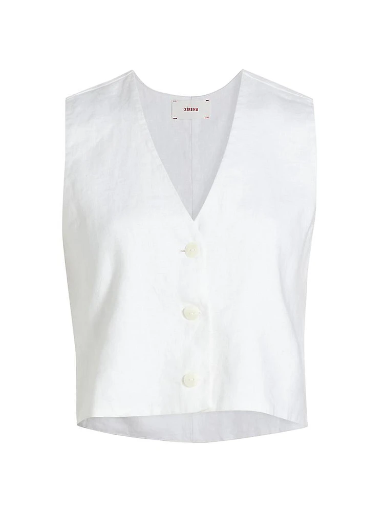 Vida Cotton V-Neck Vest