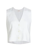 Vida Cotton V-Neck Vest