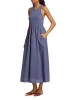 Flynn Cotton Sleeveless Maxi Dress