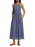 Flynn Cotton Sleeveless Maxi Dress