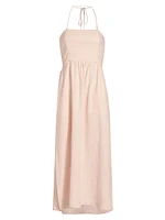 Alden Cotton Halter Maxi Dress