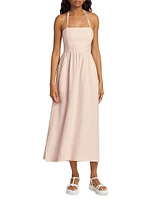 Alden Cotton Halter Maxi Dress