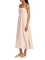 Alden Cotton Halter Maxi Dress