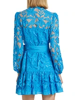 Nellie Embellished Lace Dress