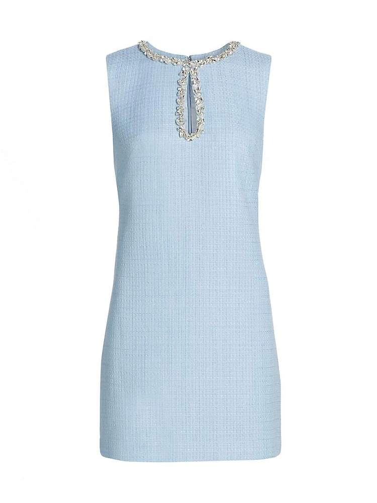 Eden Bouclé Keyhole Sheath Dress