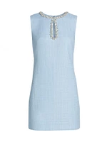 Eden Bouclé Keyhole Sheath Dress