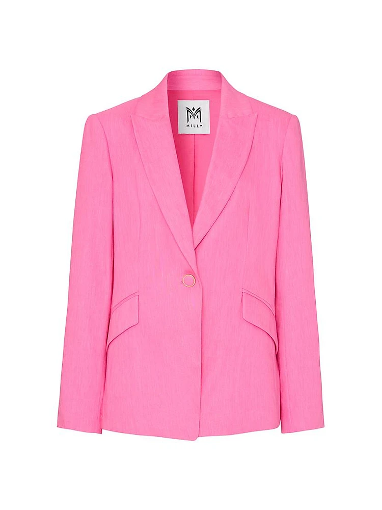 Christelle Linen-Blend Blazer