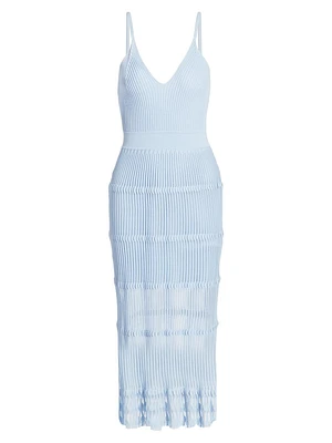 Cami Sheer Skirt Midi-Dress