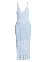 Cami Sheer Skirt Midi-Dress