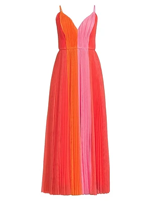 Calypso Pleated Gown