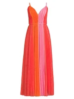 Calypso Pleated Gown