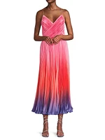 Fiji Pleated Midi Dress