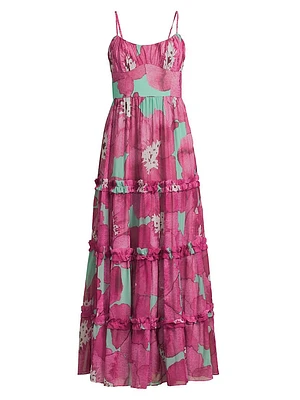 Caletta Floral Tiered Maxi Dress