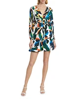 Liv Balearic Floral Pleated Minidress