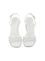 Heeled Leather Sandals