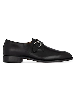 Darnell II Leather Monk Strap Dress Loafers