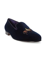 Alonzo Standing Horse Velvet Slipper