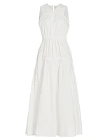 Libby Cotton Poplin Maxi Dress