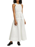 Libby Cotton Poplin Maxi Dress