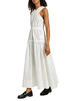 Libby Cotton Poplin Maxi Dress