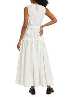 Libby Cotton Poplin Maxi Dress