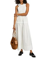 Libby Cotton Poplin Maxi Dress