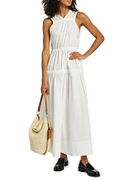 Libby Cotton Poplin Maxi Dress