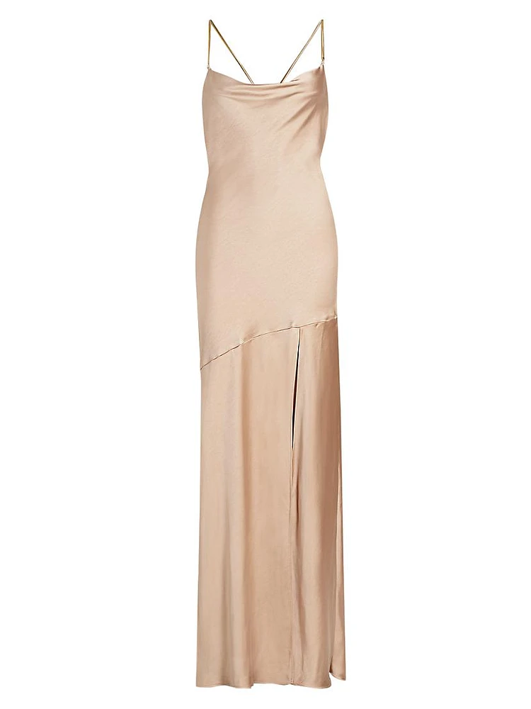 Evie Satin Slip Gown