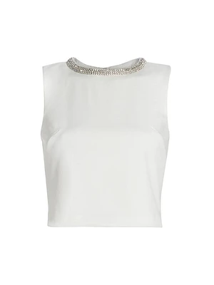 Nia Embellished Crop Top