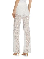 Isabel Lace Boot-Cut Pants