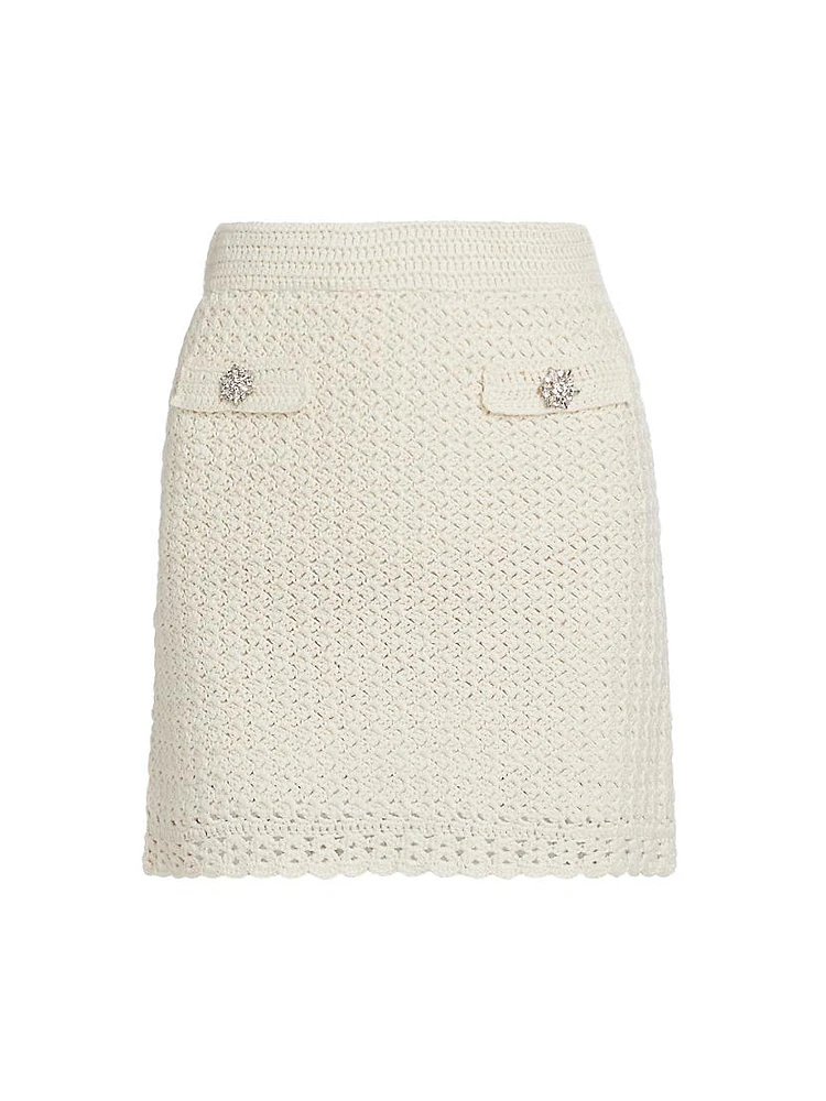 Emilia Crochet Miniskirt