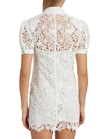 Neira Guipure Lace Blazer Minidress