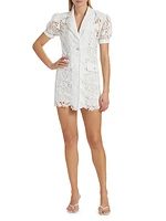 Neira Guipure Lace Blazer Minidress