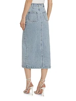 Medina Denim Midi-Skirt