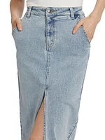 Medina Denim Midi-Skirt