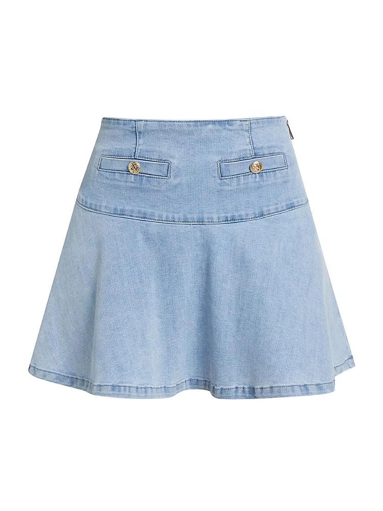 Adella Denim Miniskirt