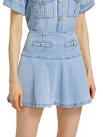 Adella Denim Miniskirt