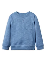 Little Boy's & Slub Terry Sweatshirt Shorts Set