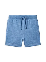 Little Boy's & Slub Terry Sweatshirt Shorts Set