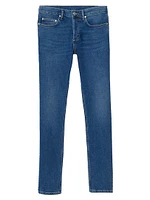 Washed Slim Cut Jeans