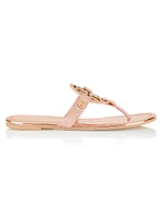 Miller Metallic Leather Sandals