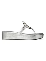 Miller Leather Wedge Sandals