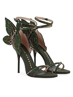 Chiara 100MM Embellished Butterfly Sandals